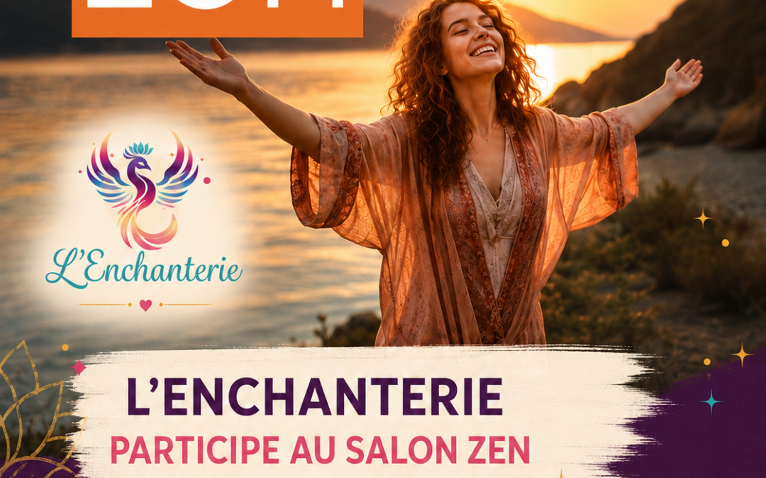L’Enchanterie prend ses quartiers au Salon Zen 24 au 28 Septembre – Porte Champerret, Paris- Stand B24